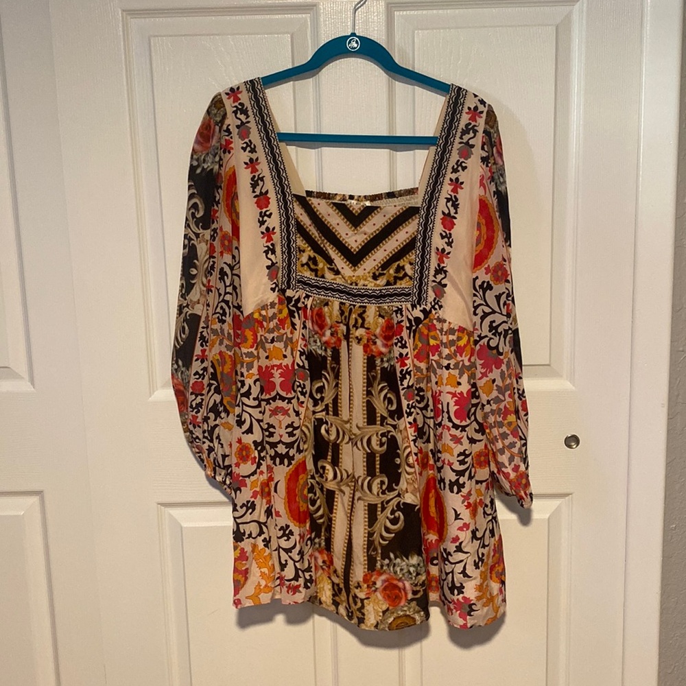 NWOT Anthropologie Nikasha Floral Mini Dress Size Medium